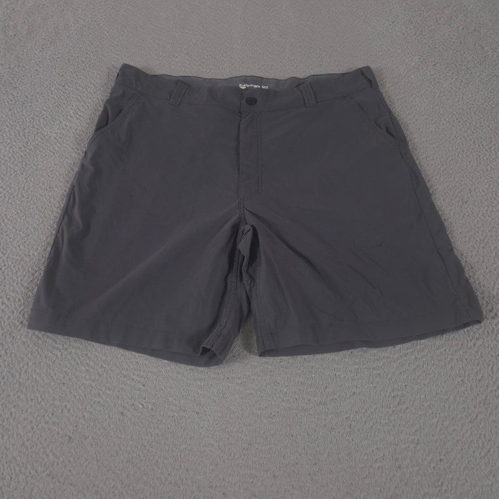 Wrangler Shorts Mens 38 Charcoal Outdoor Performance Side Elastic Utility Hiking